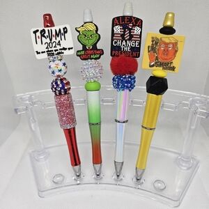 Trump 2024- Make Christmas Great Again- Alexa Change the President Beaded Pen